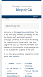 Mobile Screenshot of blogs.gonzaga.edu