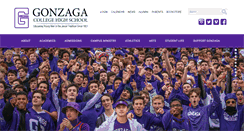 Desktop Screenshot of gonzaga.org