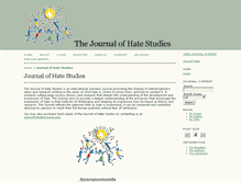 Tablet Screenshot of journals.gonzaga.edu