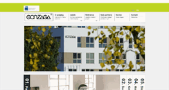 Desktop Screenshot of gonzaga.si